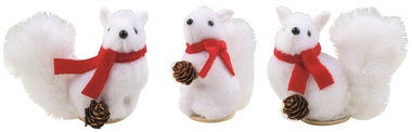 Standing Plush Squirrel 9 cm