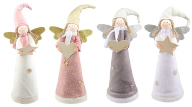 Standing Plush Angel 40 cm, Assorted