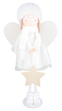Standing Angel w/Star 41 cm