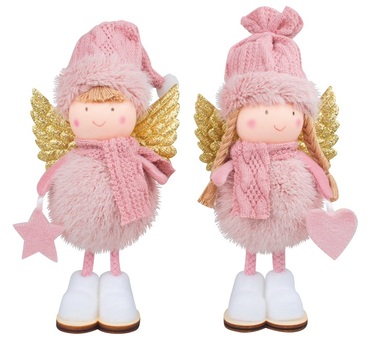 Standing Angel Pink 16 cm