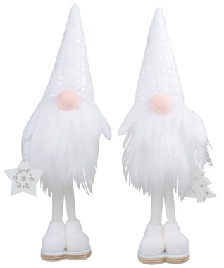 Standing Gnome w/Shoes White 25 cm 