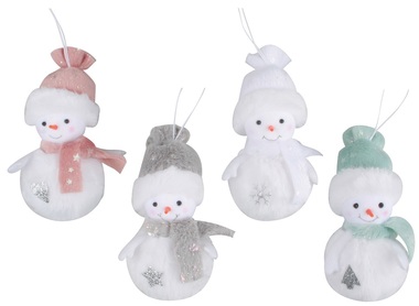 Plush Snowman Hanging 12 cm