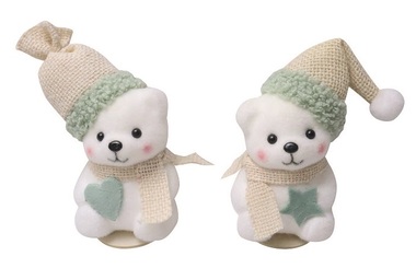 Decorative Bear from Polystyrene 6 x 12 x 6 cm