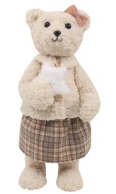 Bear for standing 17 x 36 x 16 cm, Brown
