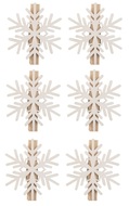 Flakes on Peg o 6 cm, 6 pcs Bag