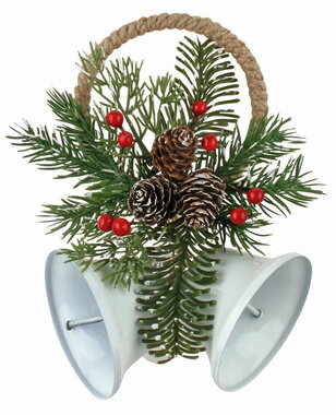 White Bells 12 x 18 x 7 cm for hanging