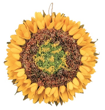 Hanging Sunflower 27 cm, Yellow