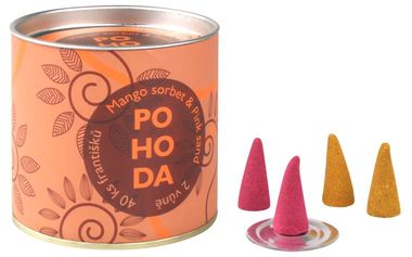 Incences Cones WELL-BEING, 2 scents, 40 pcs, tin box