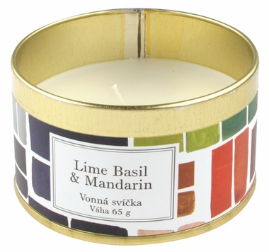 Scented Candle – Lime Basil & Mandarin, o 7 x 4 cm