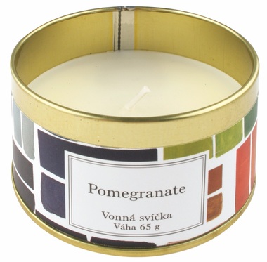Scented Candle – Pomegranate, 65 g in metal tin, o 7 x 4 cm