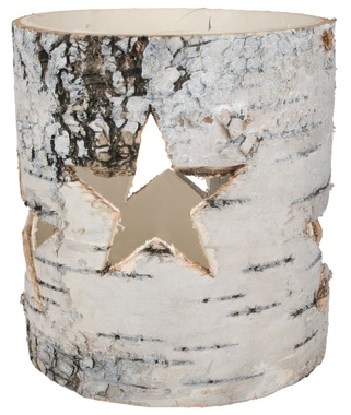Candleholder, Birch Bark, 11 cm