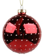  Glass Christmas Balls 8 cm, set of 4 pcs