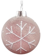  Glass Christmas Balls 8 cm, set of 4 pcs