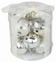 Jingle Bells 12 pcs, 3 cm in a Tube+Ribbon, Gold