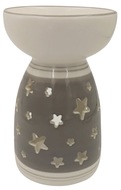 19504 Aromalampa keramická šedá s hvězdičkami, 16 cm -1
