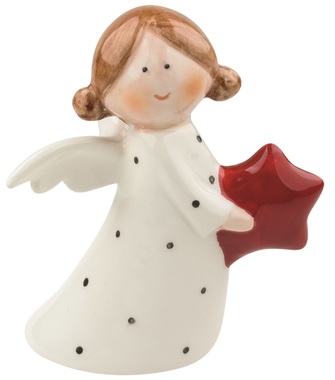 Standing Porcelain Angel 10 cm