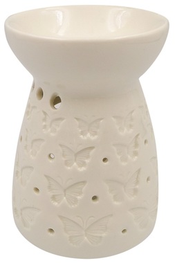 Porcelain Aroma Lamp 11 cm, w/Butterflies