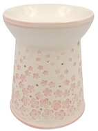 19527 Aromalampa porcelánová s růžovými kytičkami 13,5 cm -1