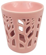 Porcelain Aroma Lamp 13 cm Pink