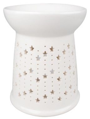 Porcelain Aroma Lamp with Stars 13 cm 