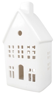 Porcelain Decoration House w/LED 19 cm 