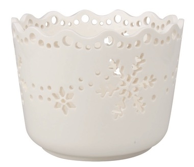Porcelain Flower Pot 14 x 10.5 x 14 cm