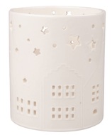 19626 Svícen město porcelánový 10 x 11 x 10 cm-1