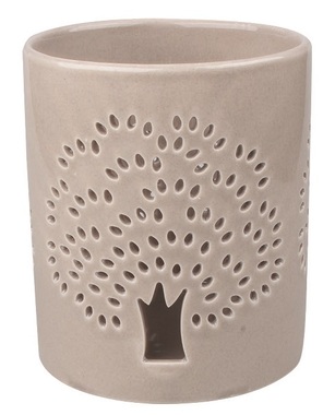 Porcelain Candle Holder Tree 10.5 x 12.5 x 10.5 cm