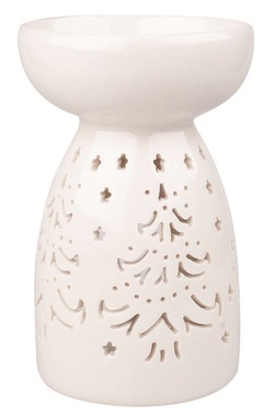 Porcelain Oil Burner Tree 9 x 13.5 x 9 cm