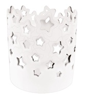 19640 Svícen porcelánový Hvězdy 11 x 13,5 x 11 cm-1