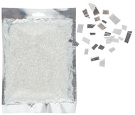 Confetti Stripes 30 g, White, in Bag