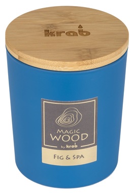 MAGIC WOOD Candle with Wooden Wick - Fig & Spa 300 g