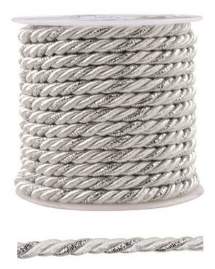 Decorative String Silver, 5 m