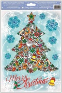 Decorative Window Cling – Merry Christmas