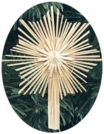 Straw Decoration – Tree Top 23 cm, Type 10