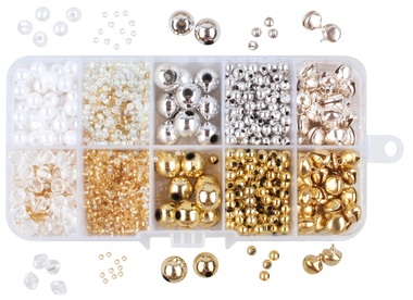 Mix of Components for Decorating White, Silver, Gold 65 g
