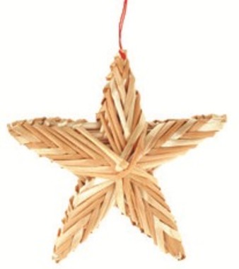 Straw Star 6,5 cm