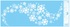 Decorative Window Cling – Snowflakes in a Stream