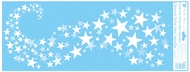 Decorative Window Cling – Stars in a Spiral