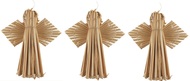 Hanging Straw Angel 10 cm, 3 pcs in Bag