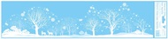 Decorative Window Cling – Winter Landscape with Deer