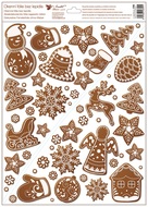 Decorative Window Cling – Corner Gingerbread