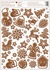 Decorative Window Cling – Corner Gingerbread