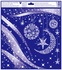 Decorative Window Cling – Christmas ball with Moon