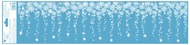 Decorative Window Cling – Soft falling glow