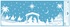 Decorative Window Cling – Nativity Scene with bright Star