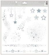 Decorative Window Cling – Silver Stars