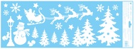 Decorative Window Cling – Santa on a Sleigh