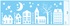 Decorative Window Cling – City with a Moon