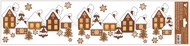 Decorative Window Cling – Gingerbread Houses